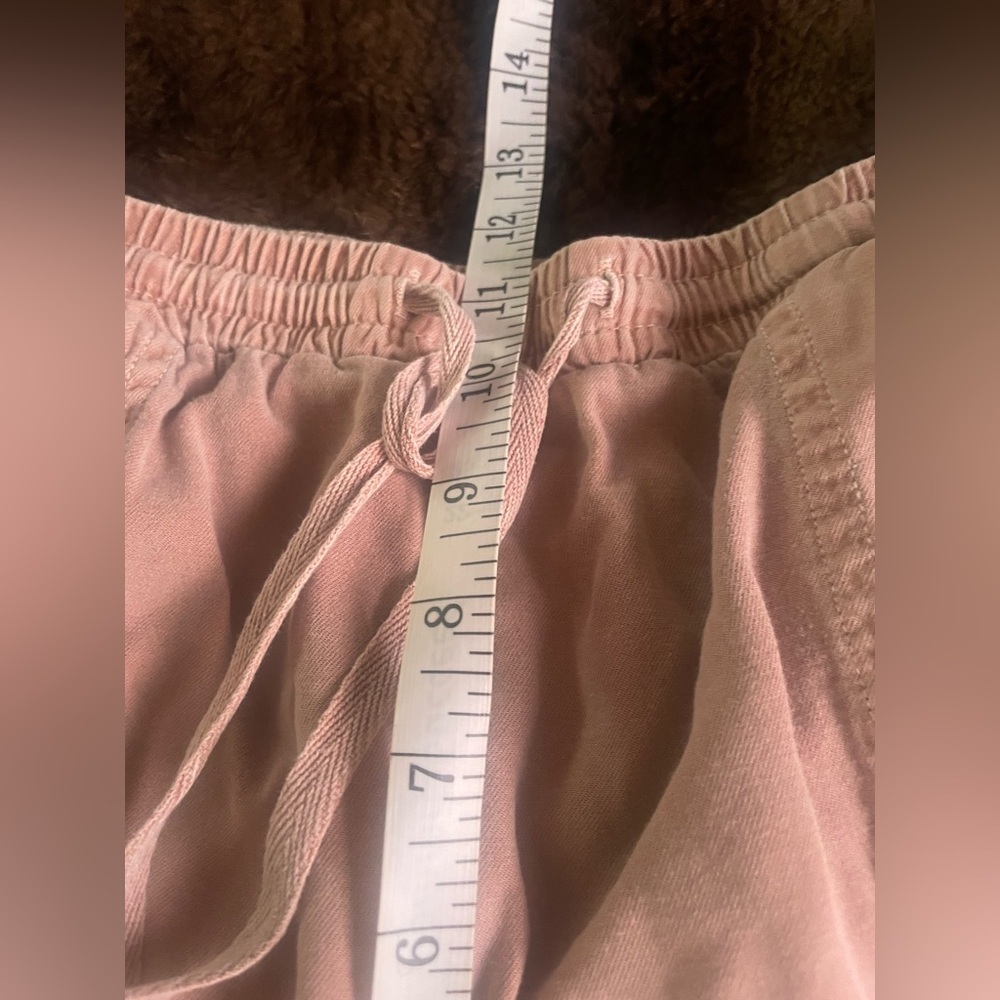 BILLABONG Beachy Keen Womens Casual Pants Dusty Peach Utility Drawstring - Picture 6 of 16